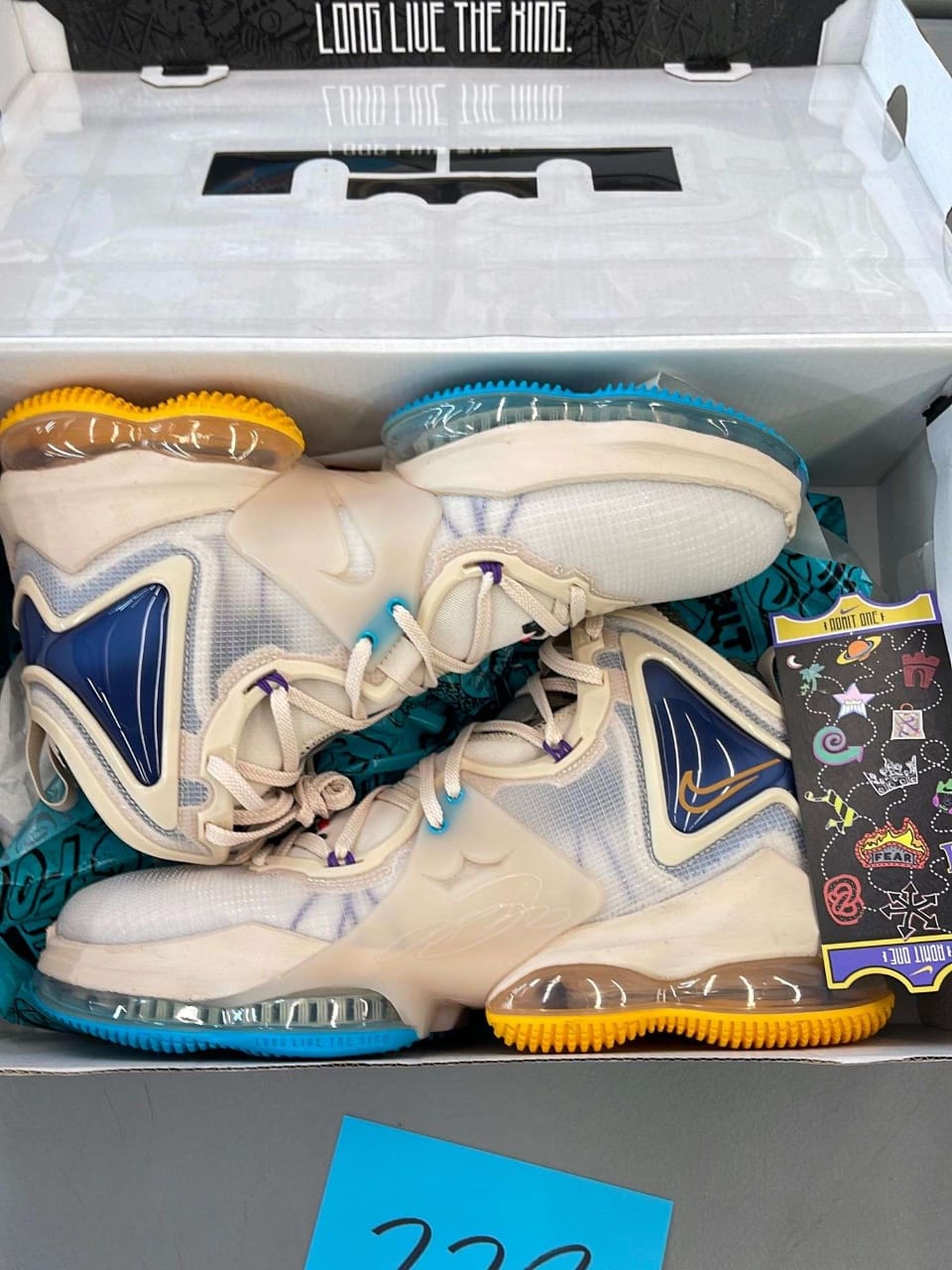 Nike LeBron 19 White - Shoe Boxs