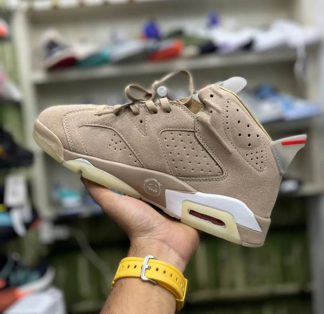 Jordan Retro 6 British Khaki - Shoe Boxs