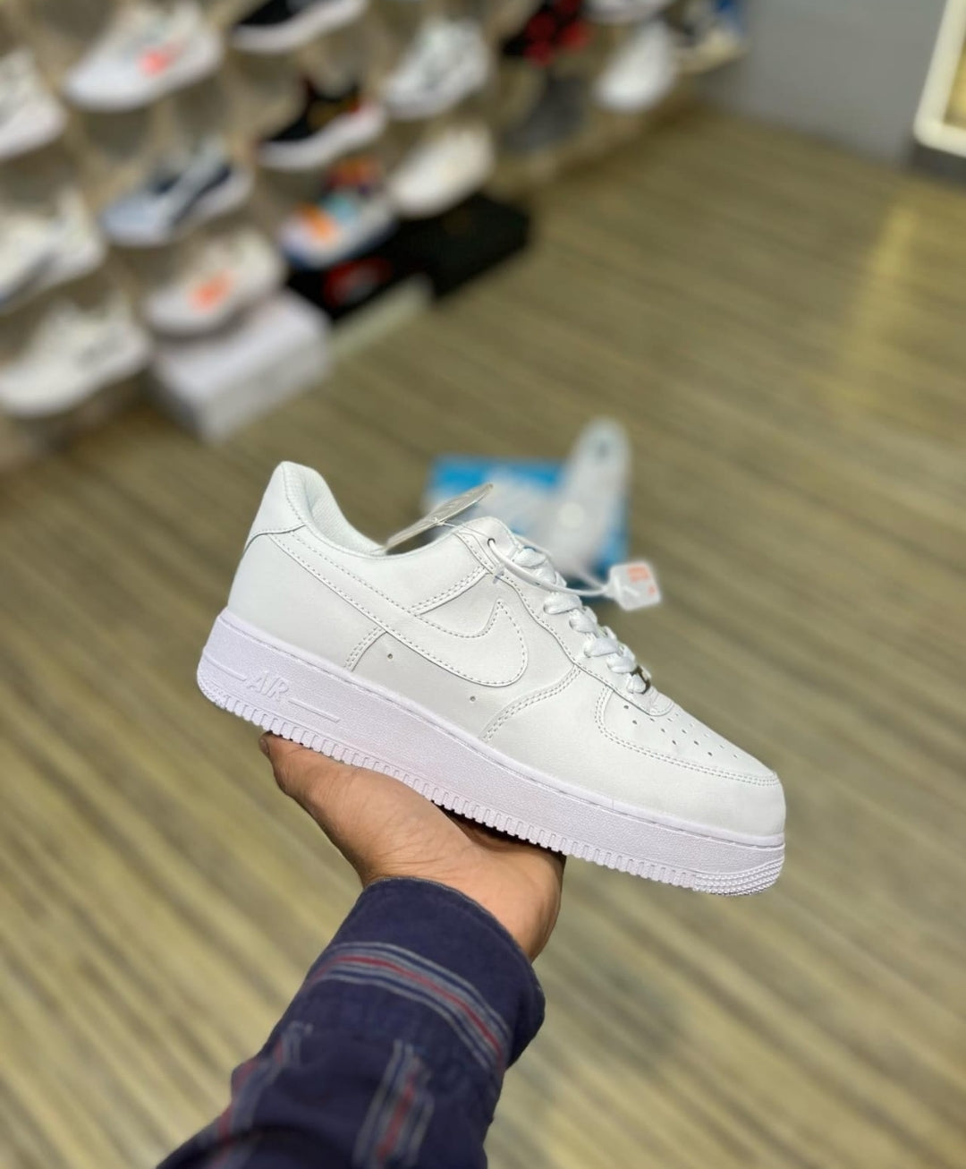 Nike Airforce 1 Triple White - Shoe Boxs