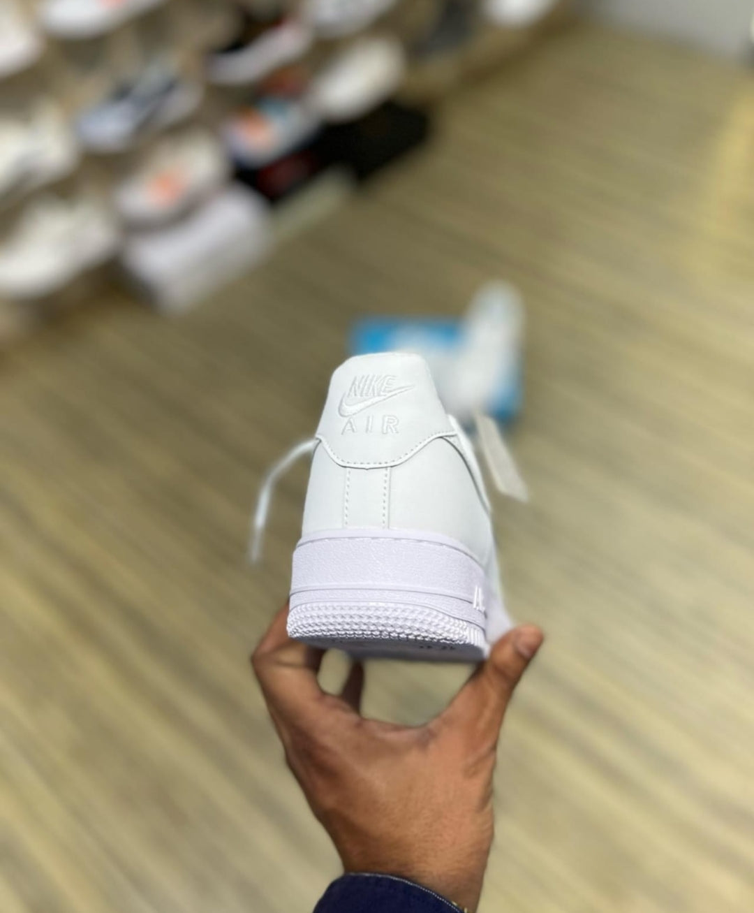 Nike Airforce 1 Triple White - Shoe Boxs