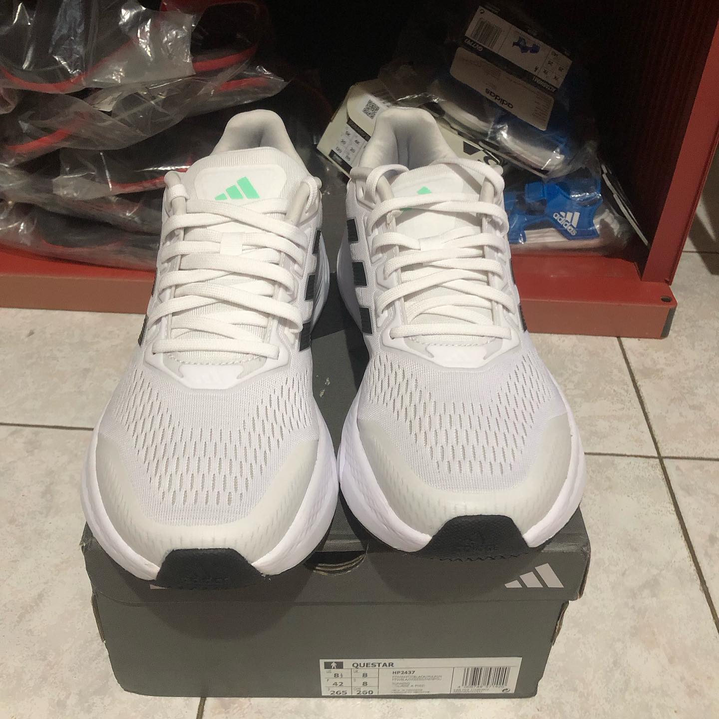 Adidas Quester White - Shoe Boxs