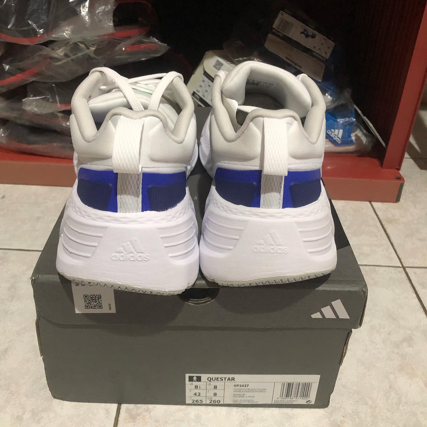 Adidas Quester White - Shoe Boxs