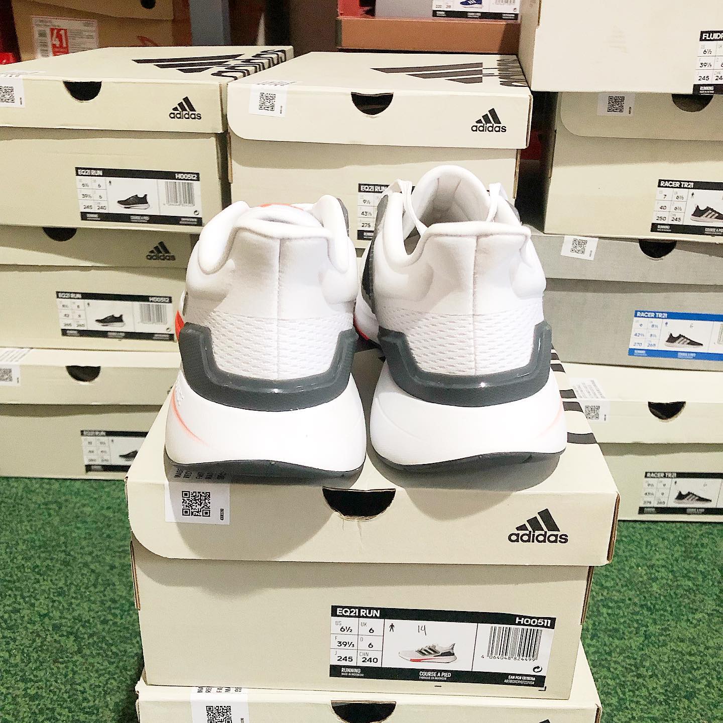 Adidas EQ21 White - Shoe Boxs