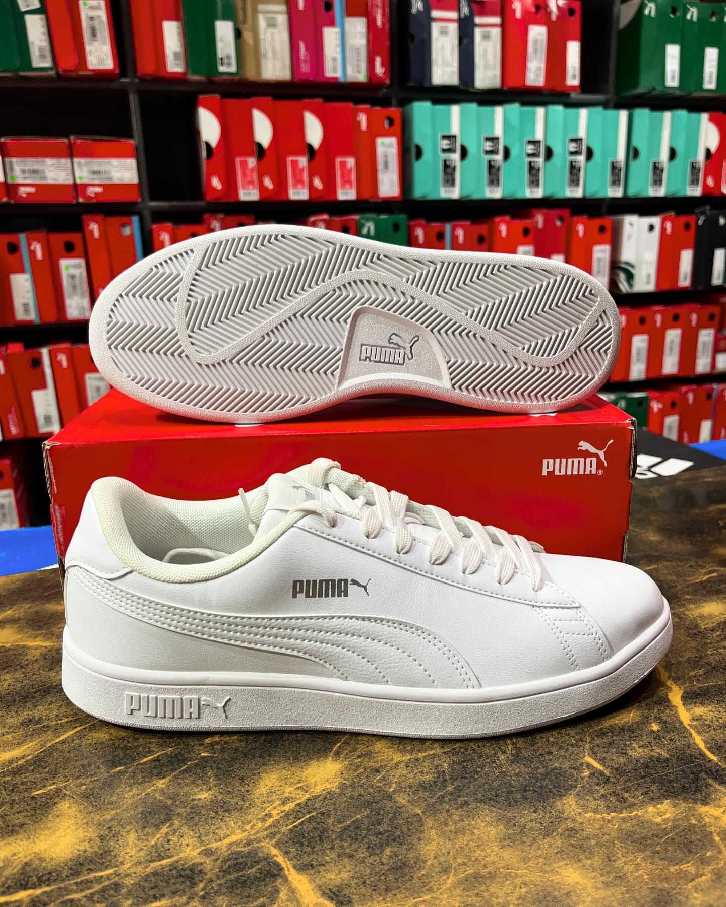 Puma Smashic White - Shoe Boxs