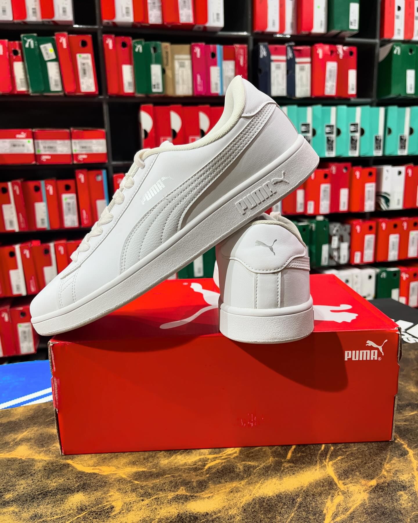 Puma Smashic White - Shoe Boxs