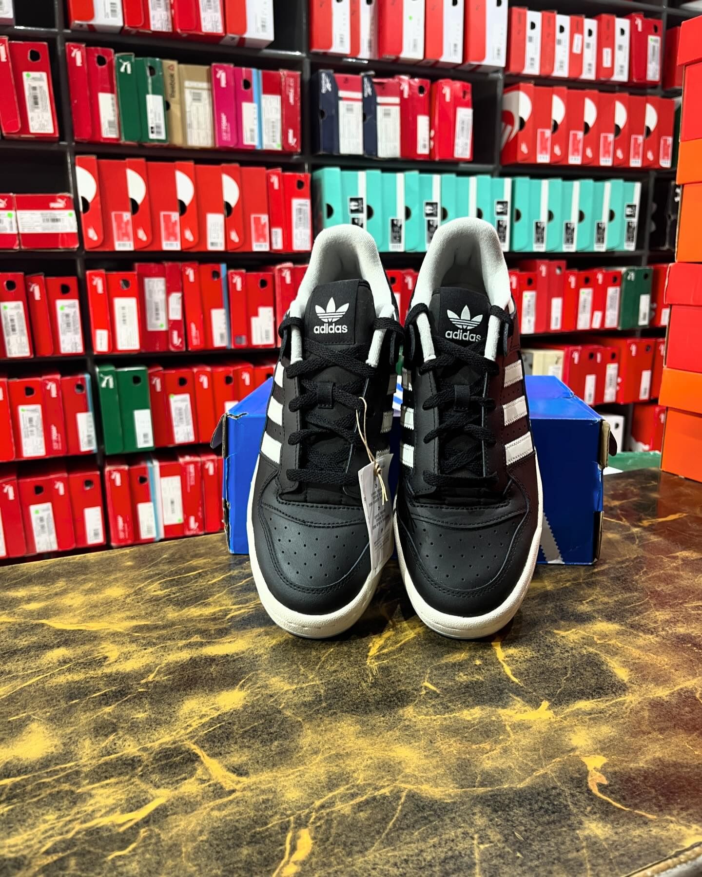 Adidas Forum Low Black - Shoe Boxs