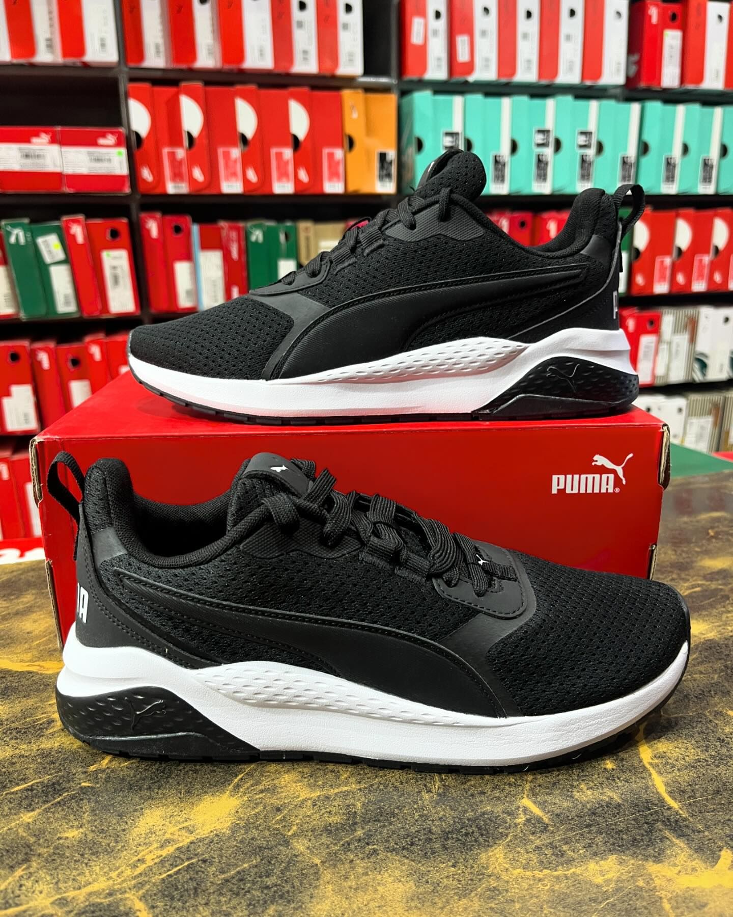 Puma Fire Profoam Black - Shoe Boxs