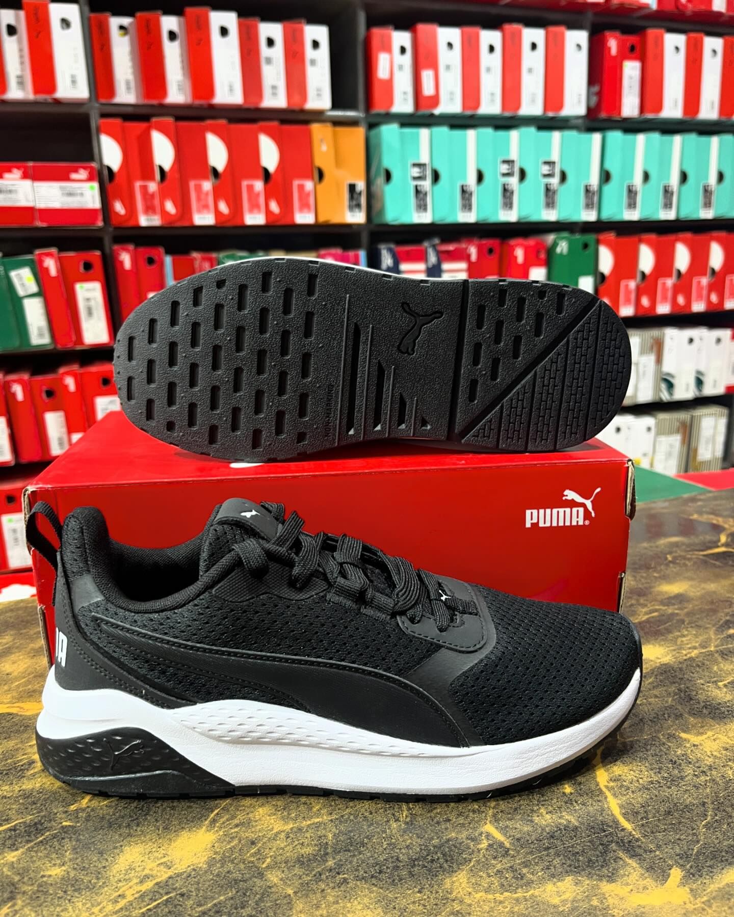 Puma Fire Profoam Black - Shoe Boxs