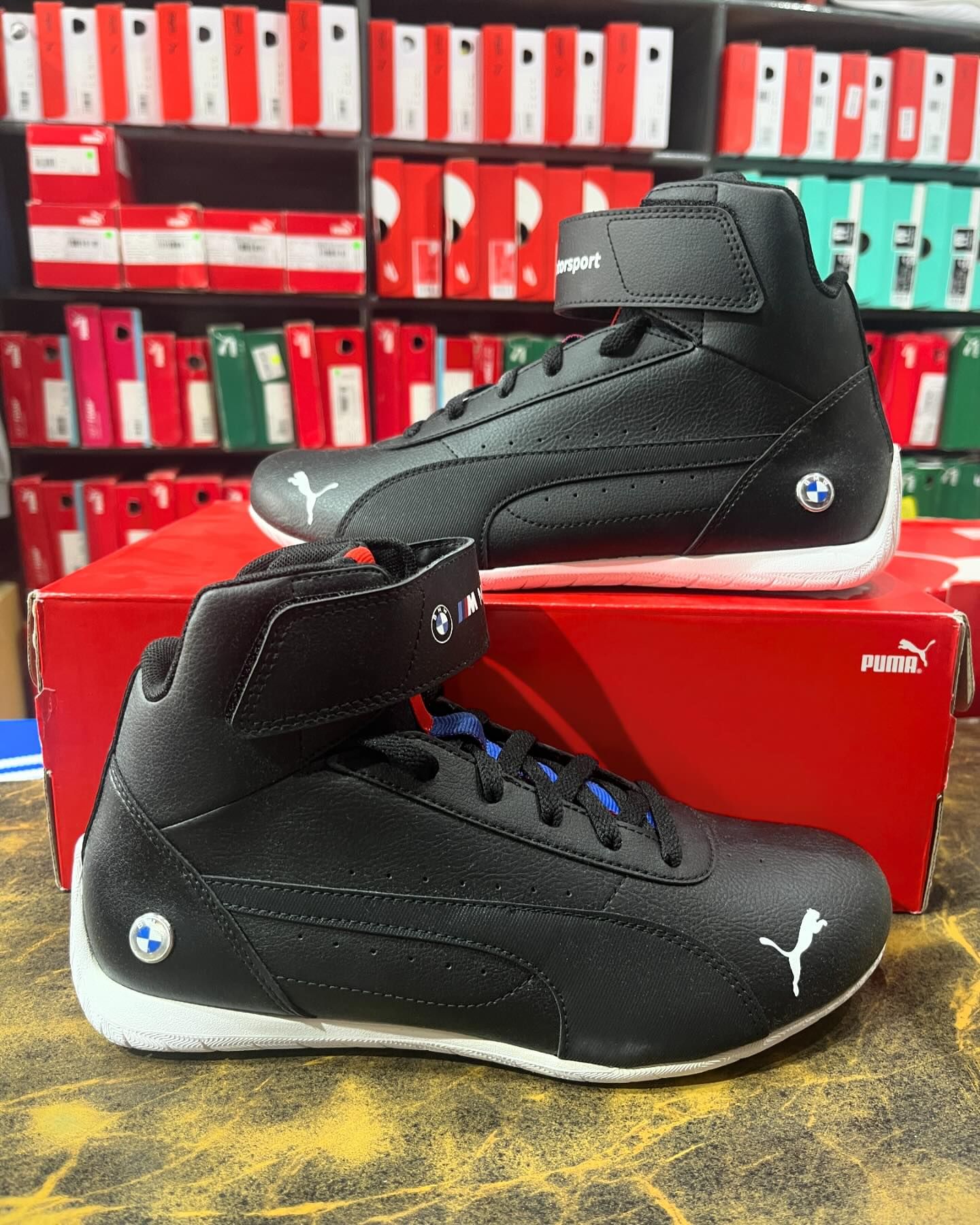 Puma BMW Motorsport Neo Cat Mid Black - Shoe Boxs