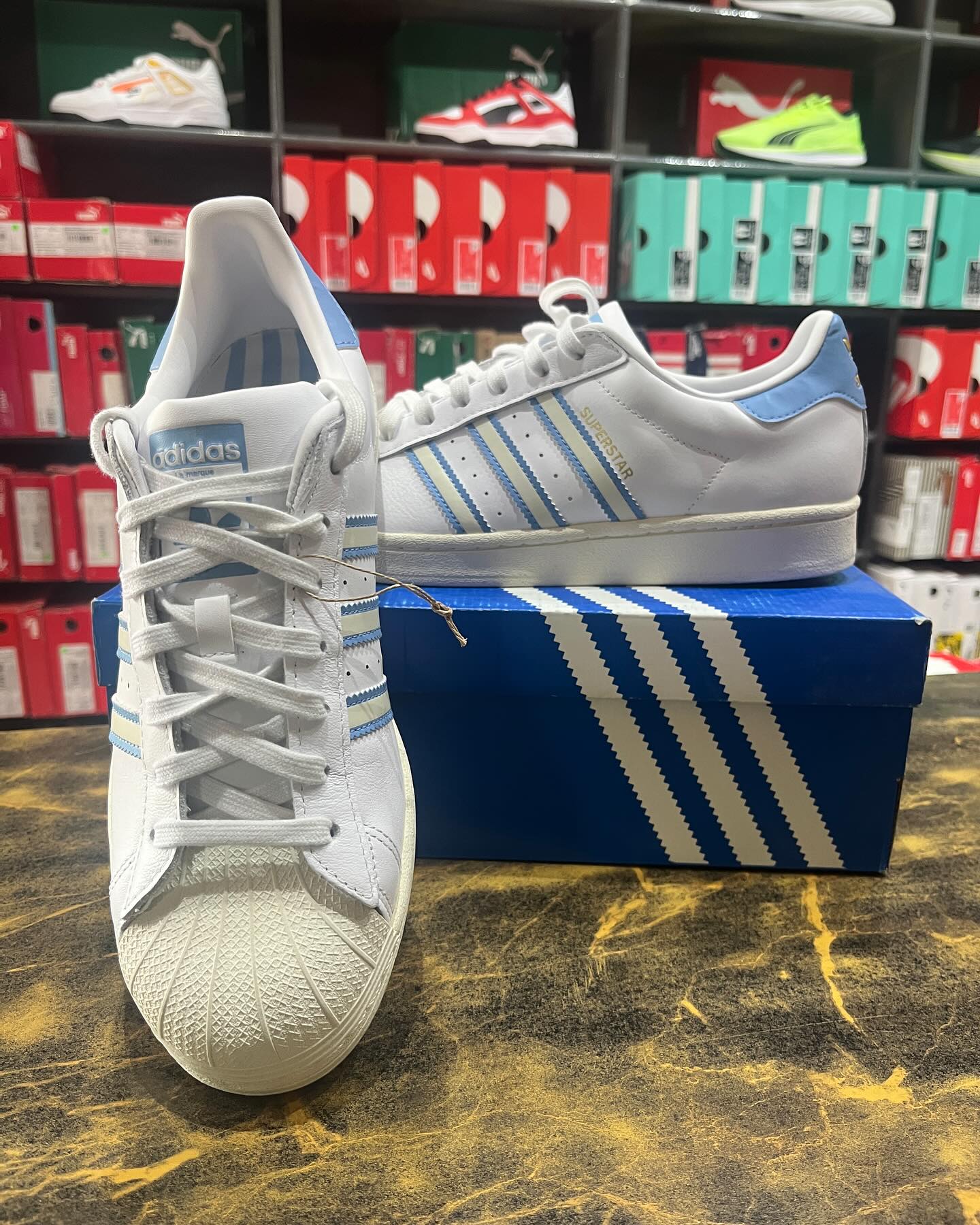 Adidas Superstar Whiteblue - Shoe Boxs