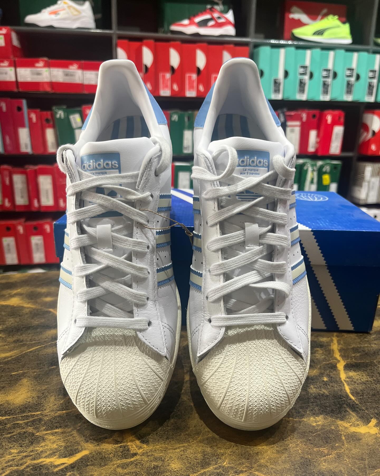 Adidas Superstar Whiteblue - Shoe Boxs