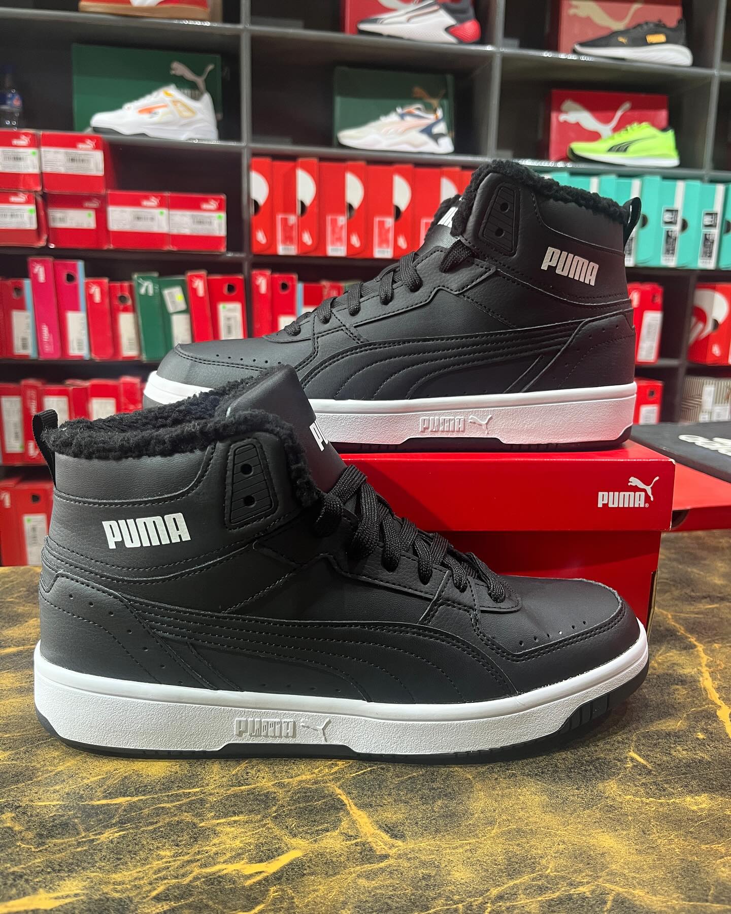 Puma Rebound Joy Black - Shoe Boxs