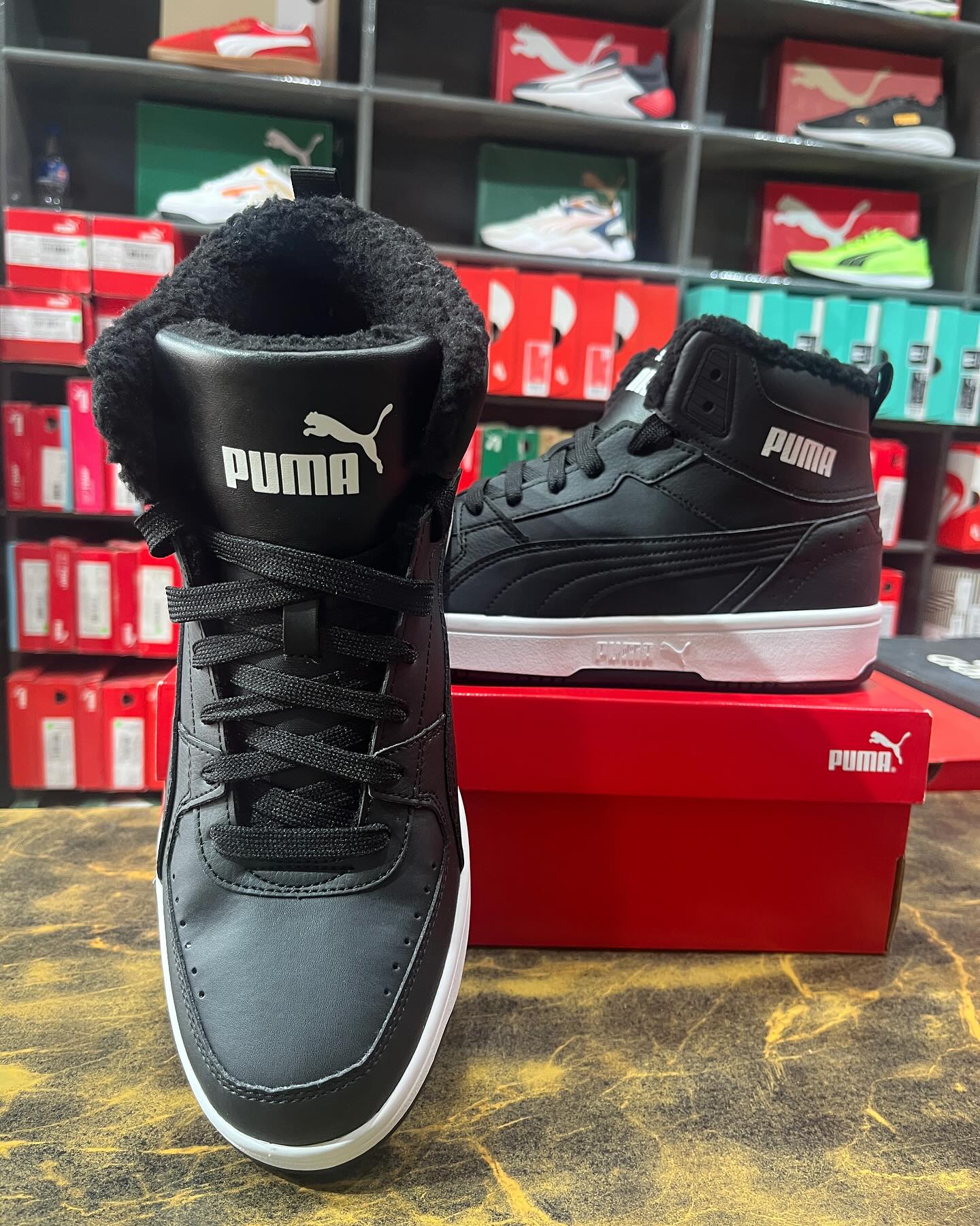 Puma Rebound Joy Black - Shoe Boxs