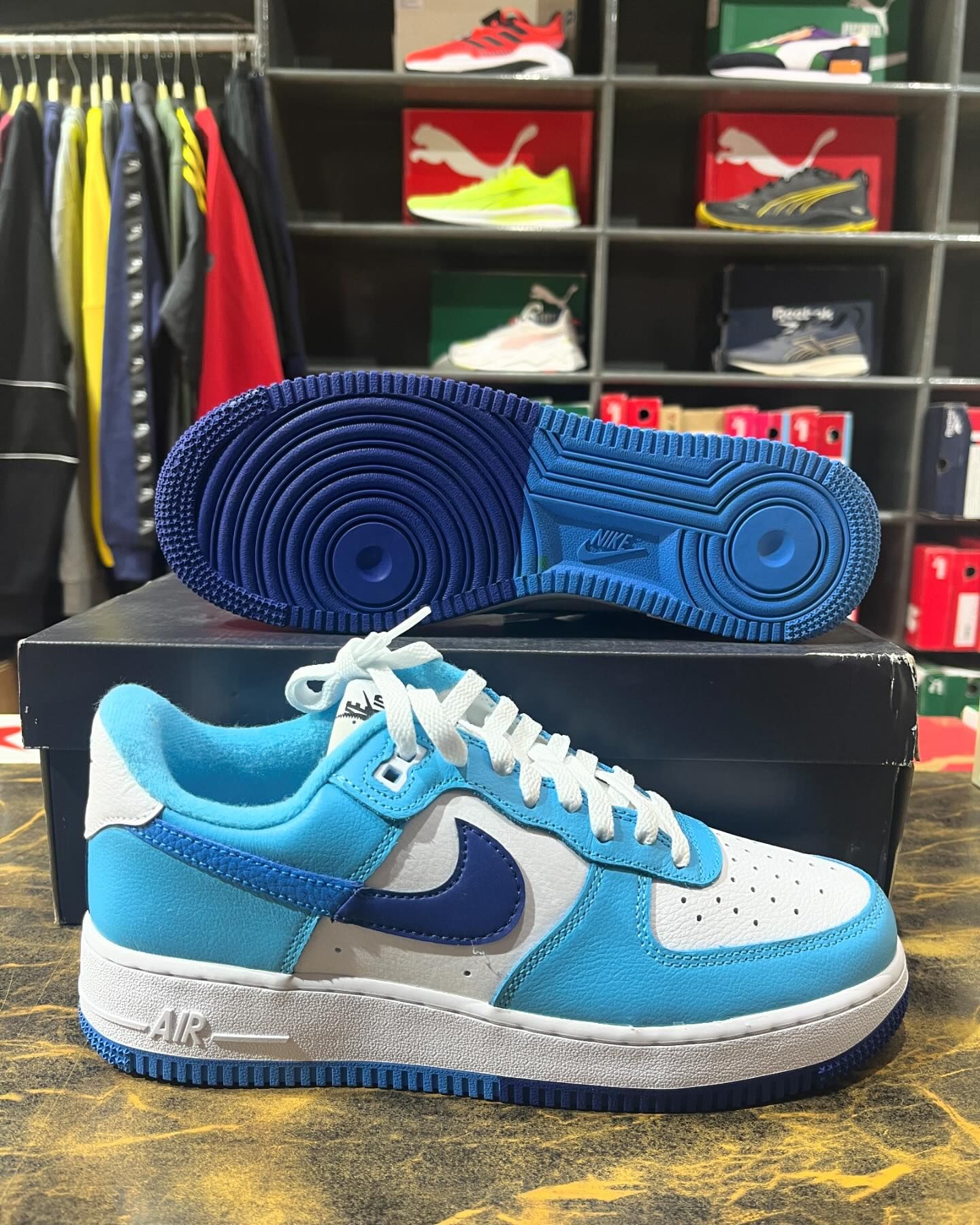 Nike Airforce 01'07 LV8 Blue - Shoe Boxs