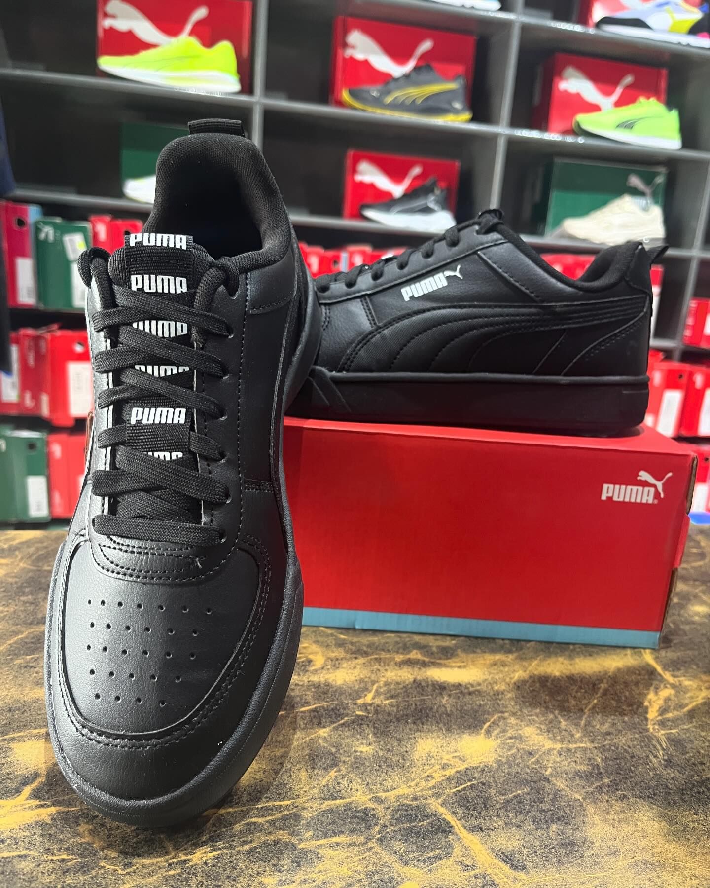 Puma Caven Tape Black - Shoe Boxs