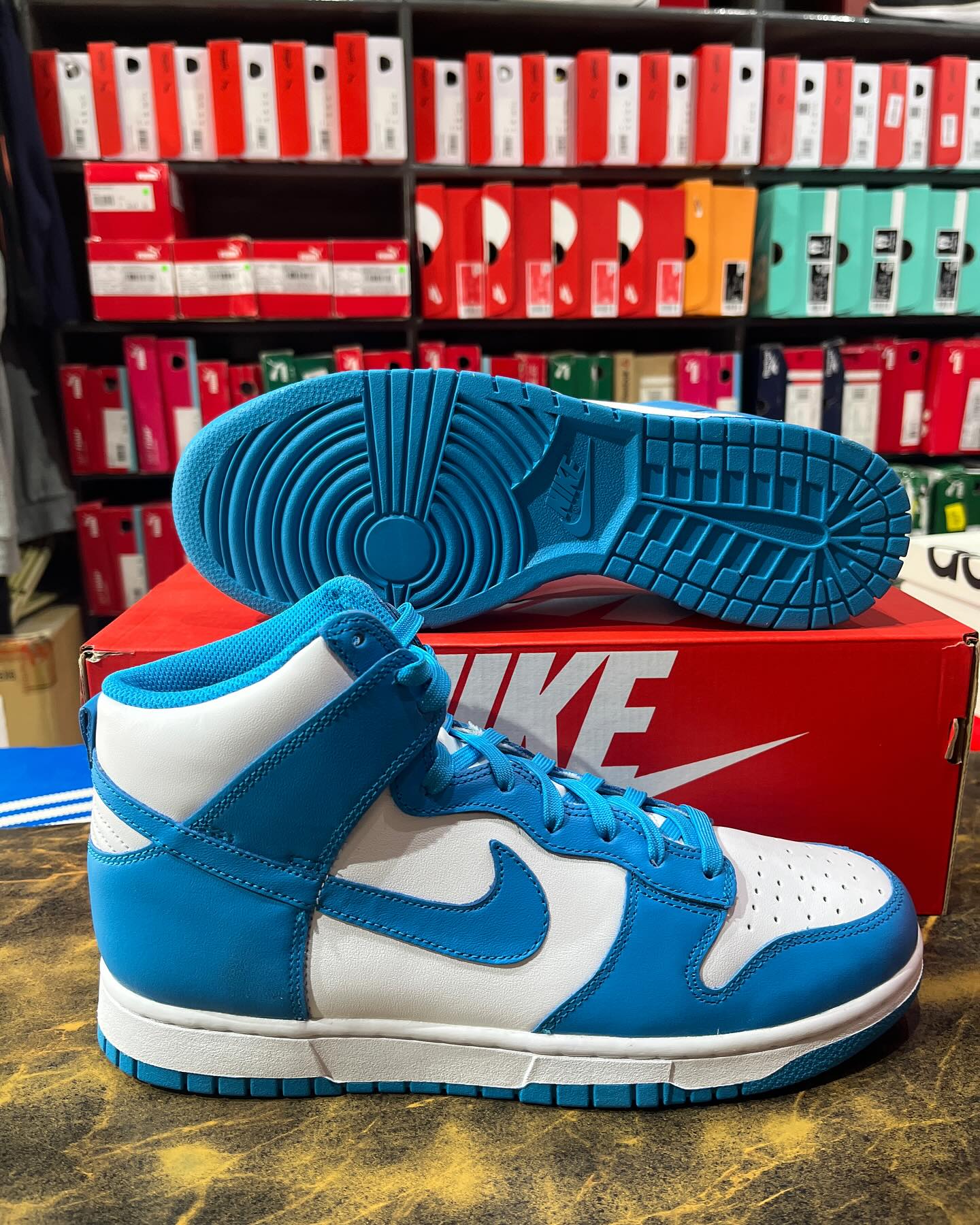 Nike Dunk High Retro 1 Sky Blue - Shoe Boxs