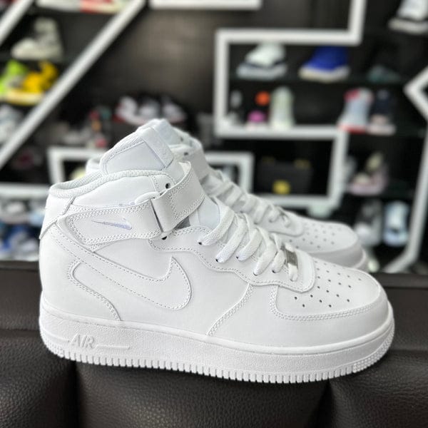 Nike Air Force 1 High Triple White - Shoe Boxs