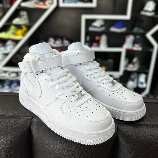 Nike Air Force 1 High Triple White - Shoe Boxs