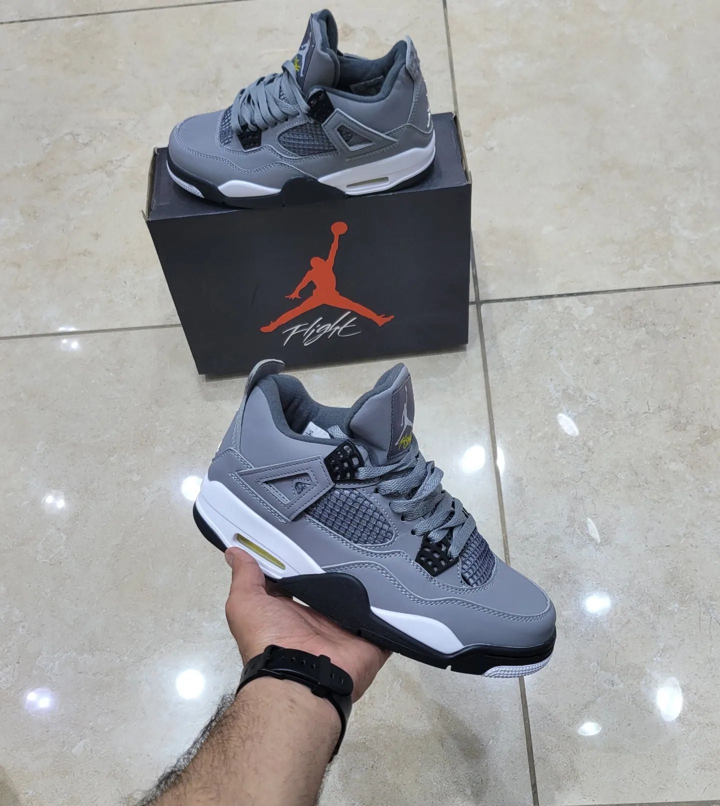 Jordan Retro 4 Cool Grey - Shoe Boxs